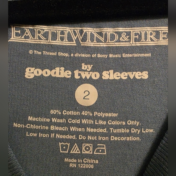 Torrid | Classic Fit Tee - Cotton Earth, Wind & Fire | Blue | Size 2X - Picture 8 of 8